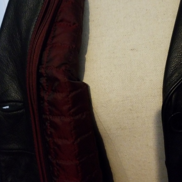 Wilsons Leather Jacket Black size Small - Picture 2 of 3